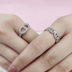 Nhẫn nữ vàng trắng (mã NN 8211)